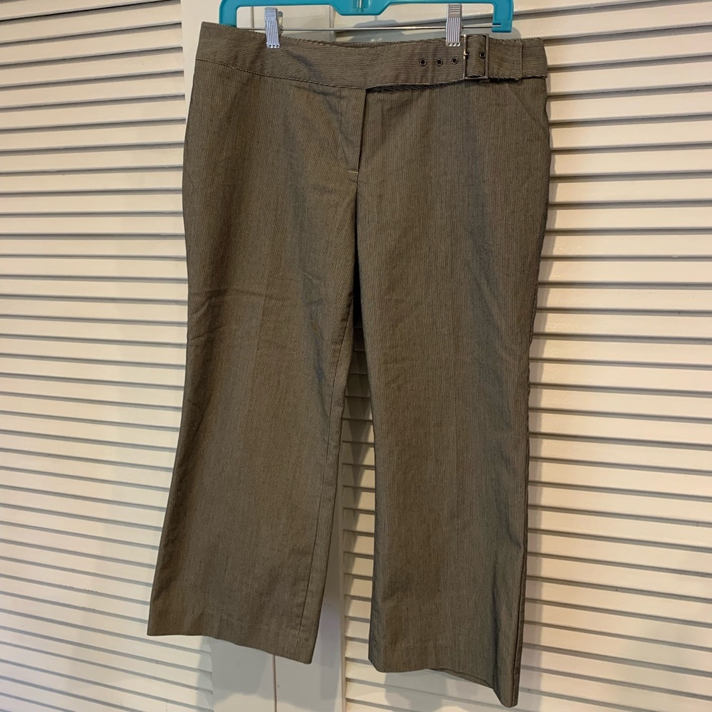 Grace Elements cropped pinstripe dress pants